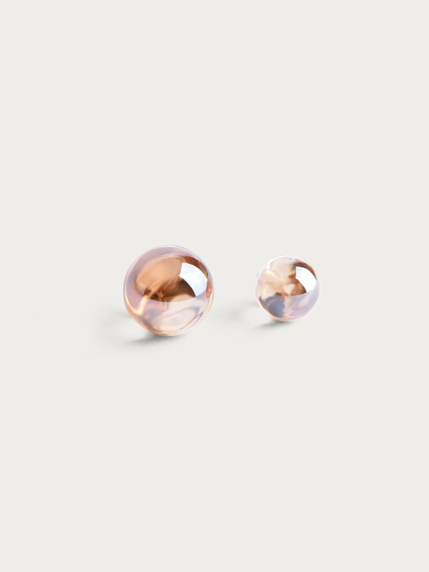 Glaskulor 'Gold Champagne' 30 mm 5-pack - Image 3