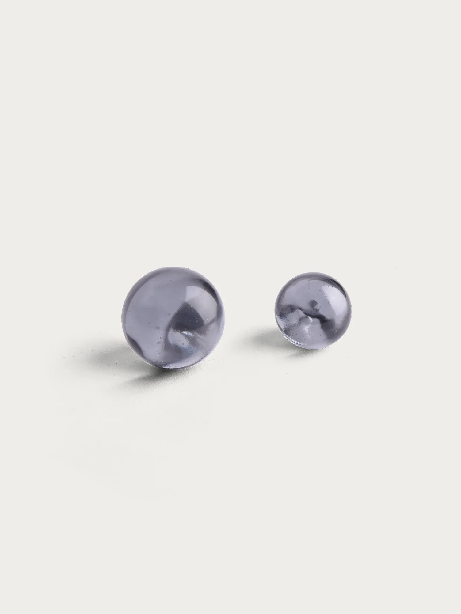 Glaskulor 'Smoke Grey' 40 mm 3-pack - Image 3